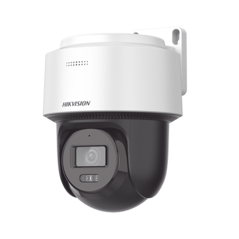Domo PT IP 4 Megapixel / Lente 4 mm  / Dual Light 30 mts IR  30 mts Luz Blanca / ACUSENSE / Autoseguimiento en Humanos / PoE / IP66 / Micrófono y Bocina Integrado Audio de Dos Vías / Micro SD / Incluye Montaje de Pared o Techo