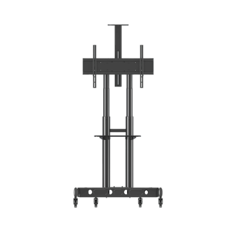 Soporte de Pantalla con Ruedas / Compatible con Monitores de 43a 90 / Base para Colocar Accesorios Adicionales / Vesa 200200  800500/ Carga máxima 909Kg 200Lbs