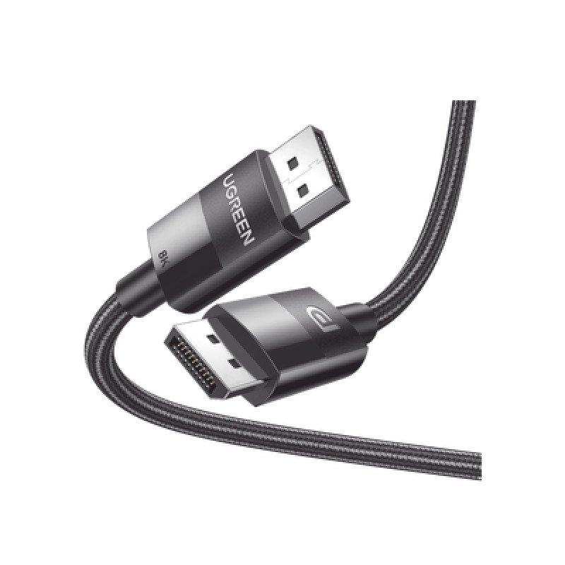 Cable DisplayPort 14 | Longitud 2m | Versión DP14 | 8K 7680x4320 a 60 Hz | Soporta 3D | HDR | Blindaje Interno Múltiple | Nylon Trenzado | Soporta 324Gbps image 4