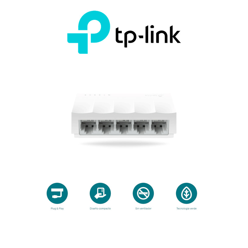 Switch para escritorio 5 puertos 10/100Mbps  image 5