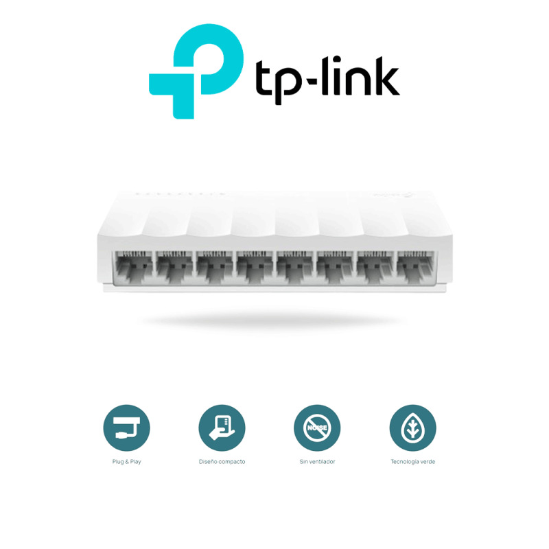 Switch para escritorio 8 puertos 10/100Mbps  image 4