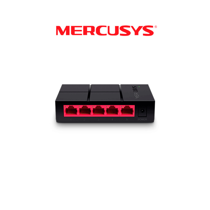 Switch NO Administrable / Para escritorio / Carcasa de Plástico / 5 puertos 10/100/1000 Mbps / Diseño Compacto / Plug and Play image 4