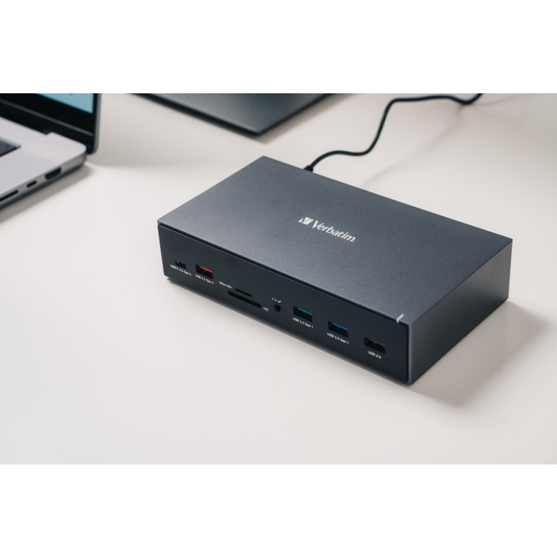 Docking Station Verbatim estacion de acoplamiento USB-C Pro 17 en 1 image 6