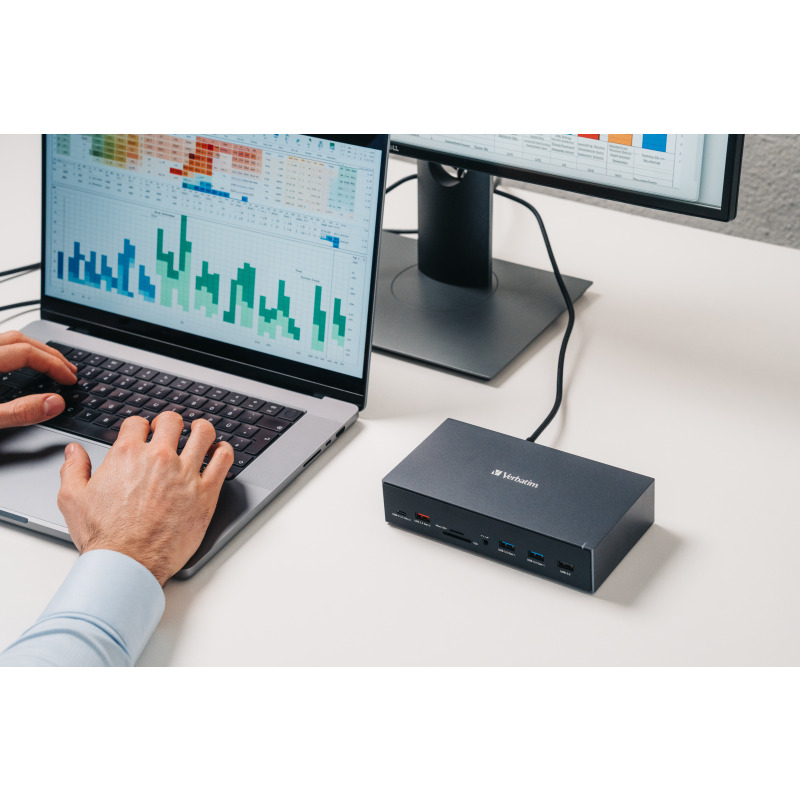 Docking Station Verbatim estacion de acoplamiento USB-C Pro 17 en 1 image 10