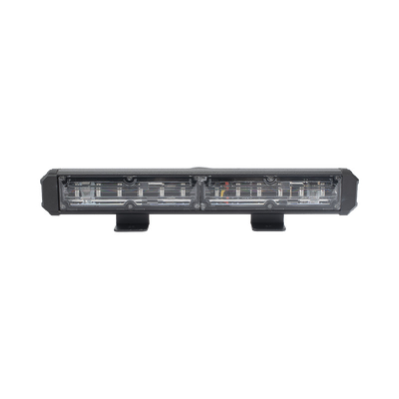 Barra de Luz de Advertencia 2 Módulos de 6 LED 11 Pulgadas Rojo