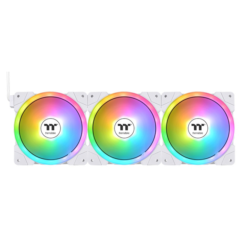 Thermaltake SWAFAN EX12 ARGB Gabinete de la computadora Enfriador de aire 12 cm Blanco 3 pieza(s) image 5