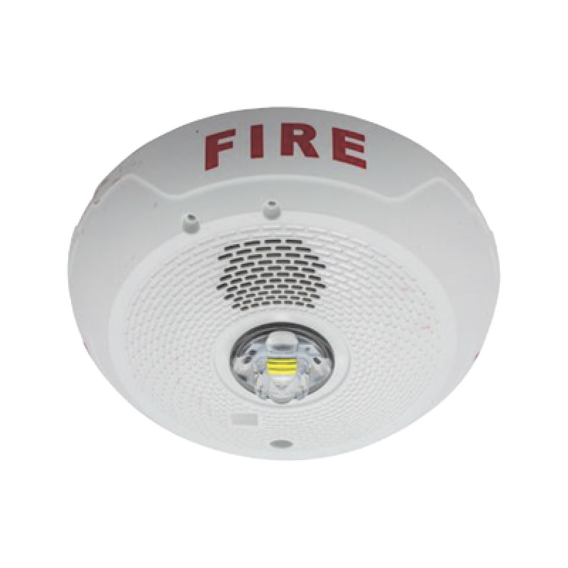 Sirena con Lámpara LED Estroboscópica Montaje en Techo Nivel de Candelas Seleccionable Color blanco Nuevo Diseño Moderno y Elegante y Menor Consumo de Corriente