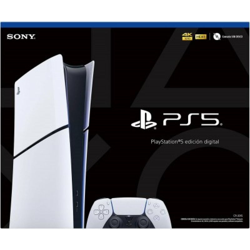 Sony Playstation 5 Slim Digital Edition 1 TB Wifi Negro, Blanco image 2