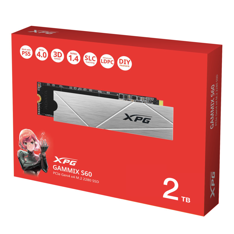 UNIDAD DE ESTADO SOLIDO SSD INTERNO XPG GAMMIX 2TB S60 M.2 2280 NVME PCIE GEN 4X4 LECT.5000 ESCRIT. 4200 MBS 3DNAND PC LAPTOP MINIPC GAMER (AGAMMIXS60-2T-CS) image 9