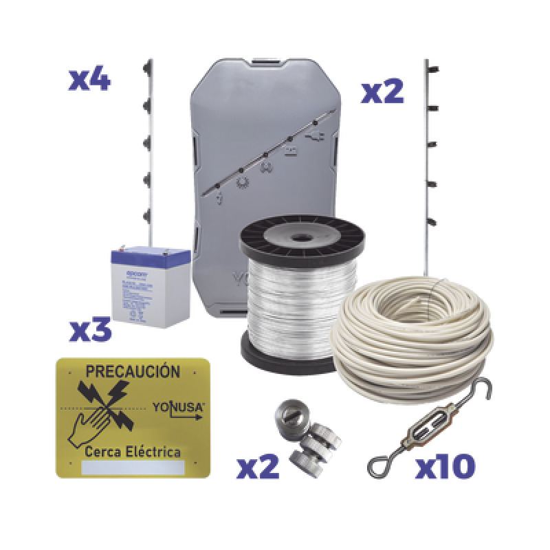 KIT Energizador para 25 Metros de proteccion