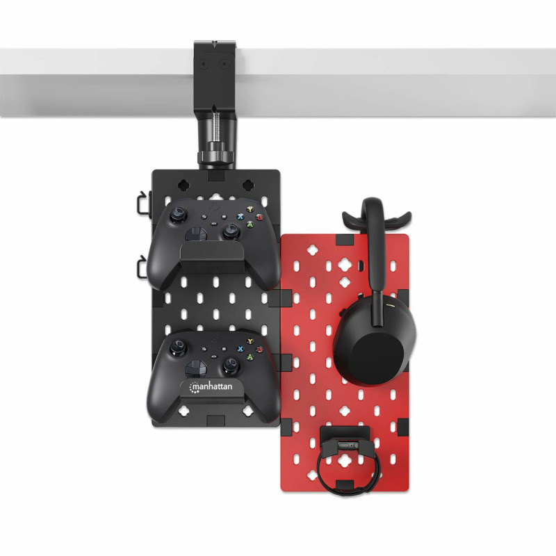 SOPORTE DE ESCRITORIO MANHATTAN, 462518 ,CON TABLERO ORGANIZADOR PERFORADO Y PORTA ACCESORIOS   image 7