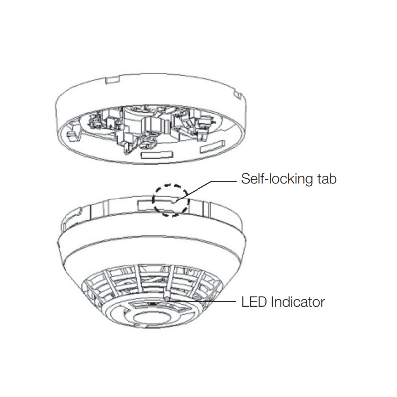 KIDDE F_KIROSD - Detector de humo Optico Inteligente Direccionable / con Rotary image 2