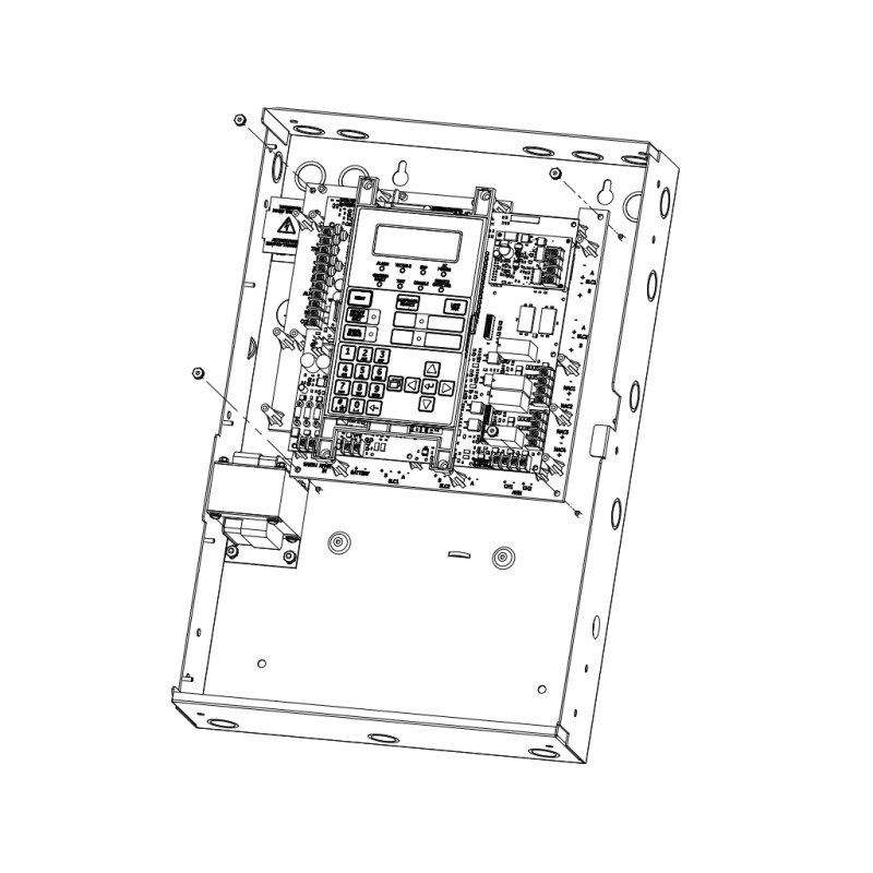 KIDDE F_FX64RSP - Panel de Alarma Contra Incendio / capacidad de 64 puntos / 2 NACs / Rojo / 110V / Español image 4