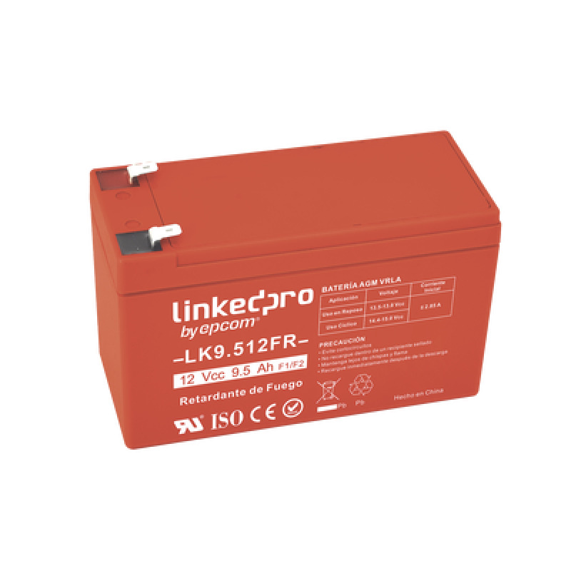Batería 12 V / 95 Ah / UL / Tecnología AGMVRLA / Vida útil promedio de 5 años / Retardante a la Flama /  Uso en equipo electrónico Alarmas de Intrusión / Incendio/ Control de acceso / Video Vigilancia / Termina image 4