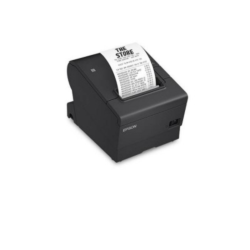 MINIPRINTER EPSON TM-T88VII, TERMICA, 80 MM O 58 MM, ETHERNET, USB RECIBO /AUTOCORTADOR, NEGRA