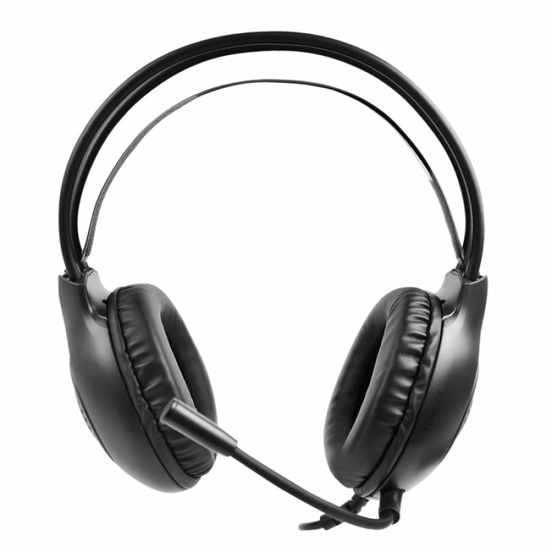 AUDIFONOS DIADEMA ALAMBRICOS CON MICROFONO FLEXIBLE PARA STREAMING 3.5MM TRRS PERFECT CHOICE STREAM PRO - NEGRO image 3