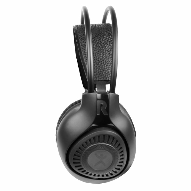 AUDIFONOS DIADEMA ALAMBRICOS CON MICROFONO FLEXIBLE PARA STREAMING 3.5MM TRRS PERFECT CHOICE STREAM PRO - NEGRO image 4