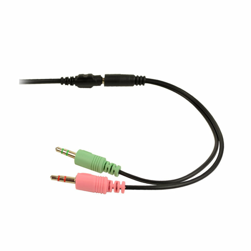 AUDIFONOS DIADEMA ALAMBRICOS CON MICROFONO FLEXIBLE PARA STREAMING 3.5MM TRRS PERFECT CHOICE STREAM PRO - NEGRO image 7