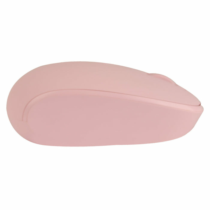 MOUSE INALAMBRICO OPTICO ERGONOMICO 1000 DPI RECEPTOR DUAL (USB Y TIPO C) SILENCIOSO PERFECT CHOICE WHISPER - ROSA image 4