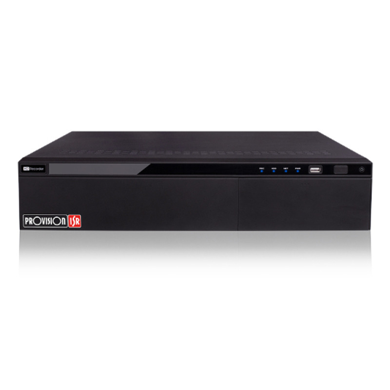 Provision-ISR NVR12-32800RFAN(2U) grabadora de vídeo en red (NVR) Negro