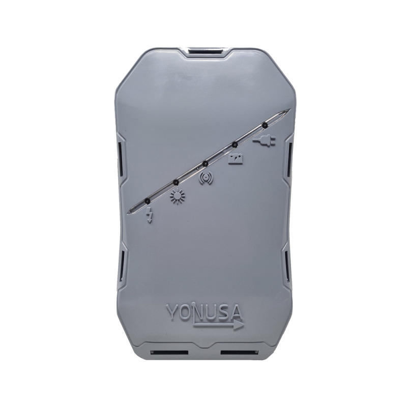 Energizador con tecnología SMT de 12000Volts  5 Joules / 500 Mts Lineales de Protección / Cercas Electrificadas