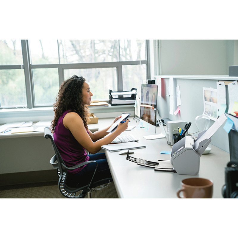 Ricoh FI-8170 escáner ADF + Escáner de alimentación manual 600 x 600 DPI A4 Negro, Gris image 6