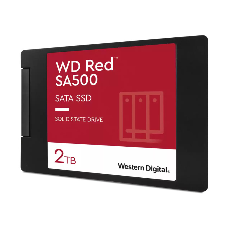 UNIDAD DE ESTADO SOLIDO SSD INTERNO WD RED SA500 2TB 2.5 SATA3 6GB/S LECT.560MBS ESCRIT 520MBS 7MM NAS WDS200T2R0A image 2