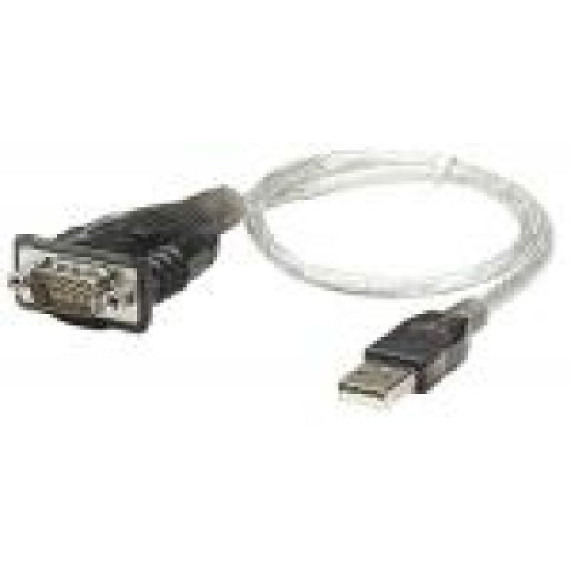 MANHATTAN 205146 - Convertidor USB a Serial RS232/COM/DB9 / Chip Prolific PL-2303 / Calibre 24AWG / 45 cm / Empaque tipo Blíster  image 3