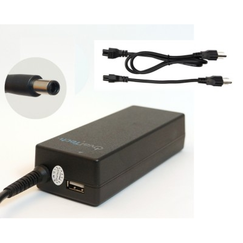 Ovaltech OTAC-E52 adaptador e inversor de corriente Interior 90 W Negro