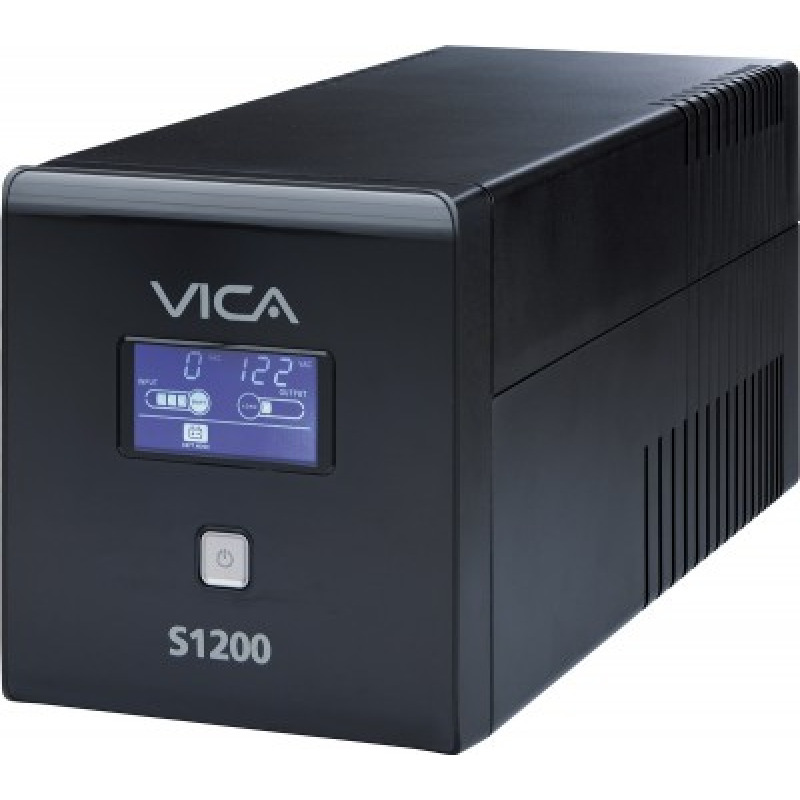 NO BREAK/UPSVICA 1200VA/600W 6TOMASREGU NEMA5-15R RJ11/45 (S 1200)