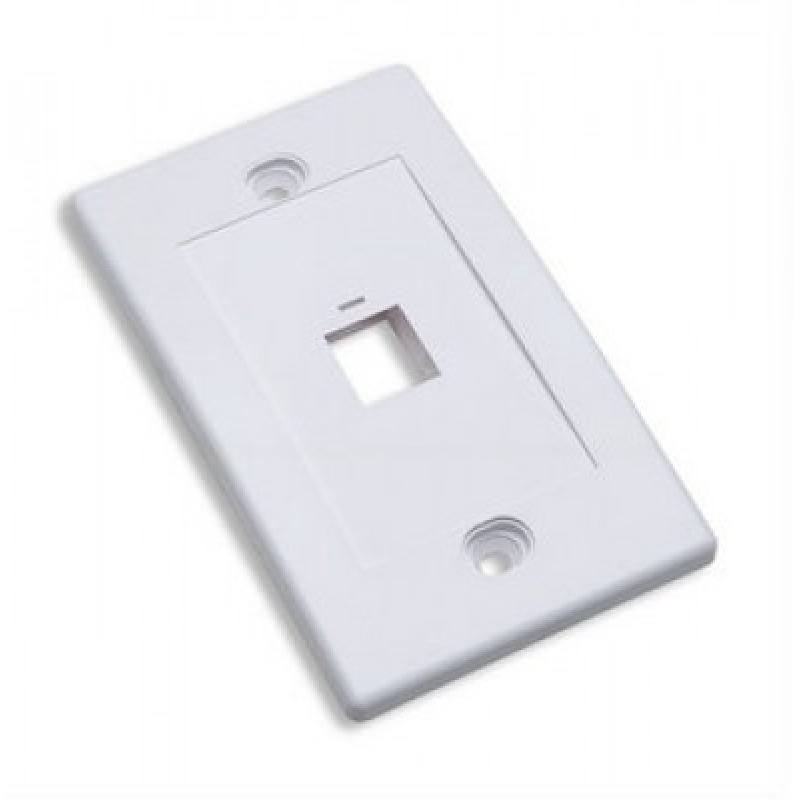 INTELLINET 163286 - TAPA (FACEPLATE) / 1 PERFORACION / BLANCO image 2