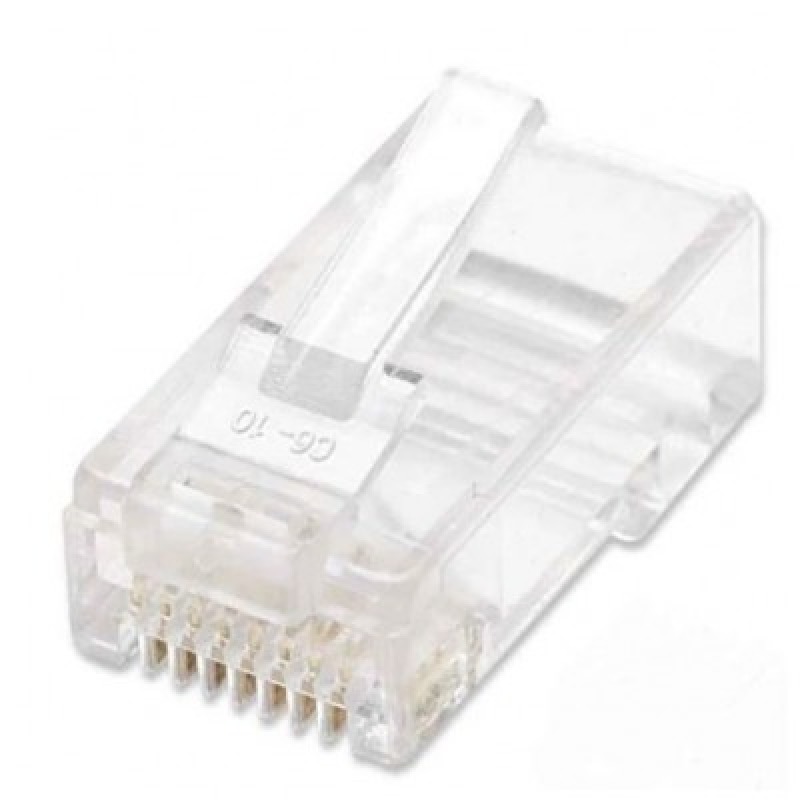 INTELLINET 790055 PLUG RJ45 CAT5E MULTIFILAR UTP BOTE 100 PZAS ORO 15-MICRAS UTP image 2