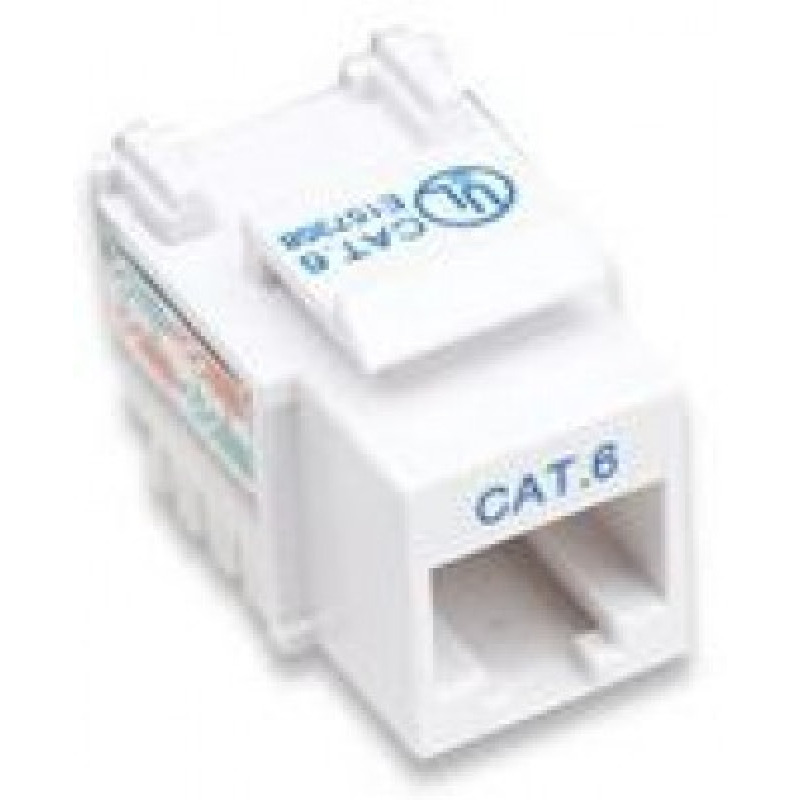 INTELLINET 210591 - JACK CAT 6 / DE IMPACTO / (KEYSTONE) / BLANCO image 2