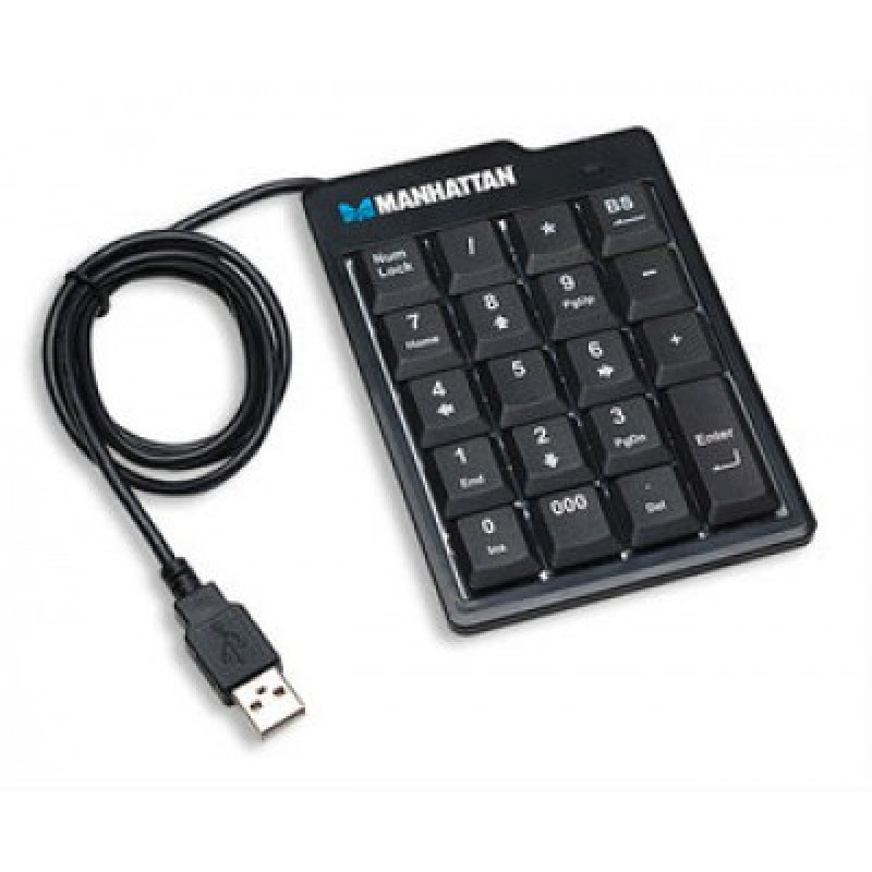 TECLADO,MANHATTAN,176354, NUMERICO USB NEGRO image 3