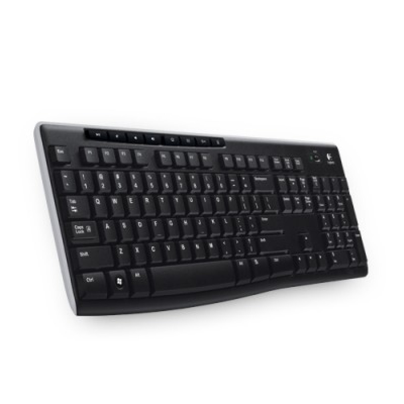 TECLADO LOGITECH K270 NEGRO MULTIMEDIA MINI RECEPTOR USB PC image 2
