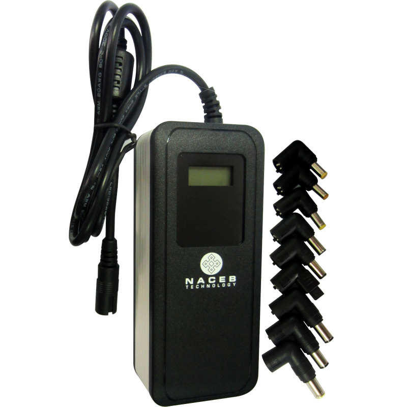 ADAPTADOR NACEB (NA-013) UNIVERSAL P/LAPTOP, 9 PUNTAS INTERCAMBIABLES, 90W image 2