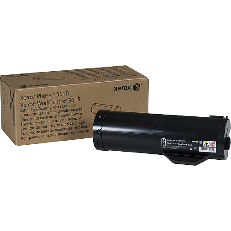 TONER XEROX NEGRO 106R02732, ALTA CAPACIDAD 25.3K, PARA PHASER 3610 image 2
