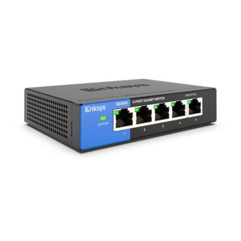 SWITCH LINKSYS SE3005 METALICO 5 PTOS GIGABIT AUTOSENSING SE3005
