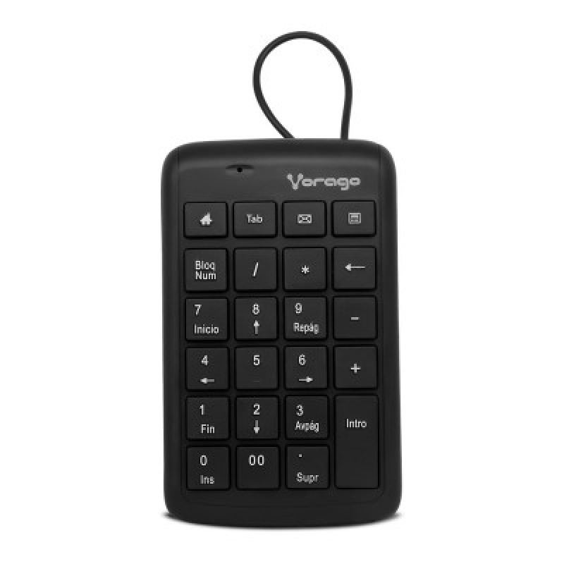 Vorago KB-105 teclado numérico Computadora portátil/PC USB Negro image 2