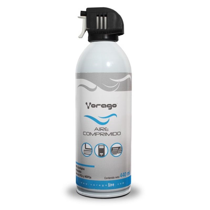 Vorago CLN-100 limpiador de aire comprimido 440 ml