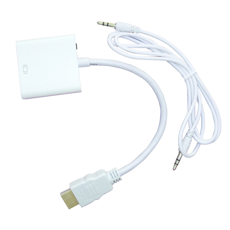 CONVERTIDOR NACEB HDMI A VGA CON CABLE DE AUDIO image 2
