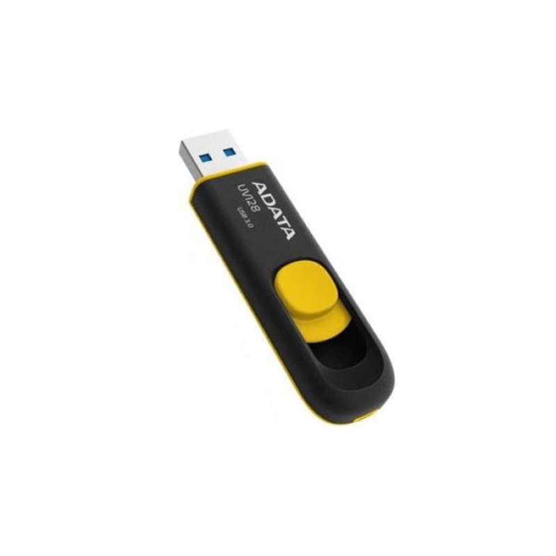 MEMORIA ADATA 32GB USB 3.2 UV128 RETRACTIL NEGRO-AZUL (AUV128-32G-RBE) image 2