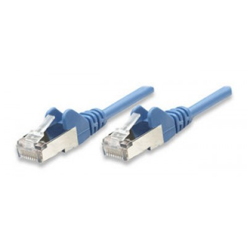 INTELLINET 343305 - Cable patch / 5.0 metros ( 16.4f) / Cat 6 / UTP Azul / Patch cord image 2