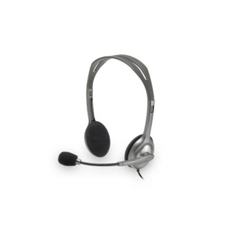AUDIFONOS DIADEMA LOGITECH H111 JACK 3.5 MM GRIS image 5