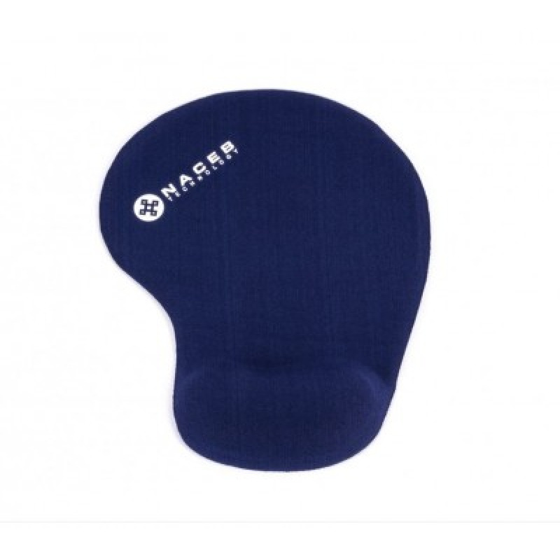MOUSE PAD NACEB (NA-549AZDE) TELA,DESCANSAMUNECAS,HIDROGEL,AZUL MARINO image 2