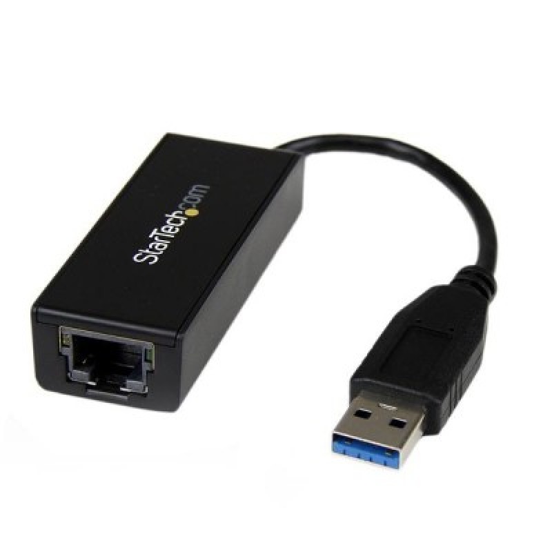ADAPTADOR TARJETA DE RED EXTERNA NIC USB 3.0 A 1GBPS GIGABIT ETHERNET 1 PUERTO - 1X RJ45 HEMBRA - 1X USBA - NEGRO - STARTECH.COM MOD. USB31000S