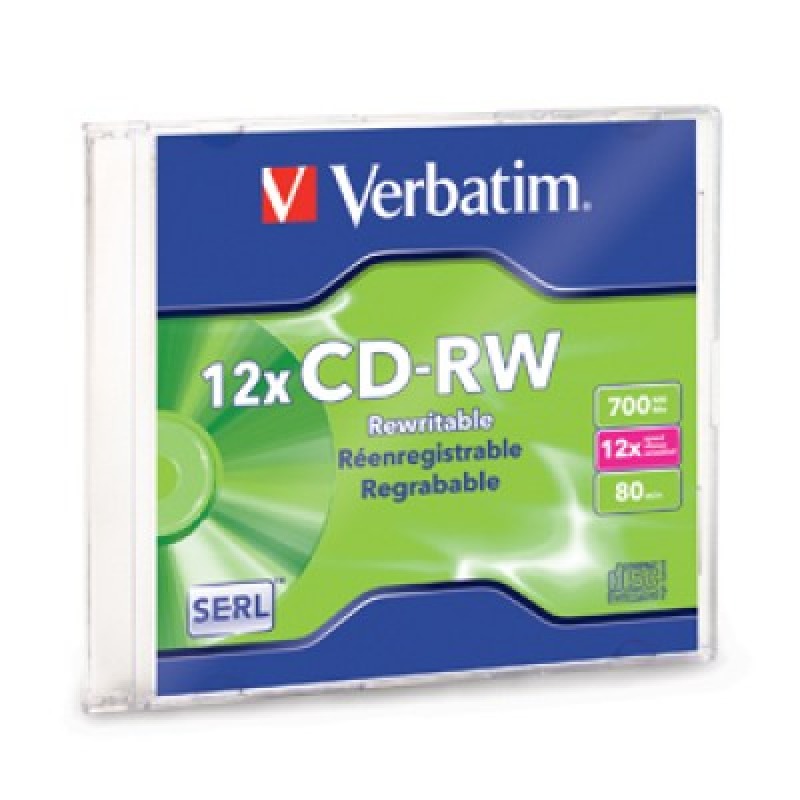 Verbatim 12 x CD-RW 700 MB 1 pieza(s) image 2