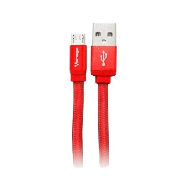 Vorago CAB-113 cable USB 1 m USB 2.0 USB A Micro-USB B Rojo