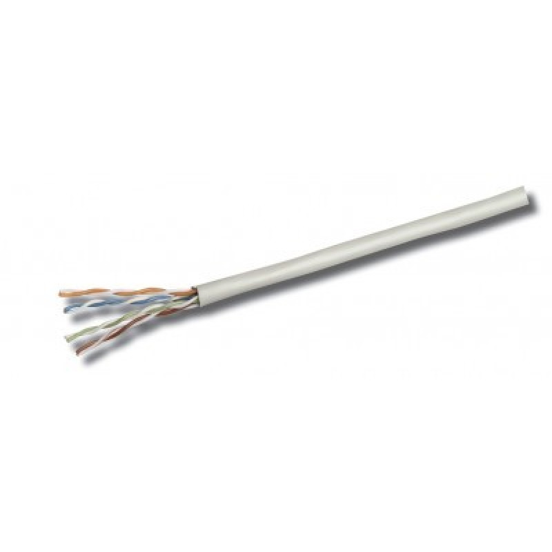INTELLINET 704830 -  Bobina de cable UTP/ 100m CAT 5e / CCA / Calibre 26 AWG / Color gris image 2
