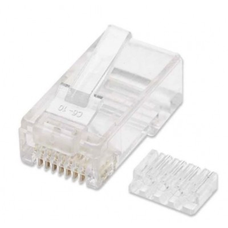 INTELLINET 503006 - PLUG RJ45 CAT 6 / UTP SOLIDO / 100 PZAS